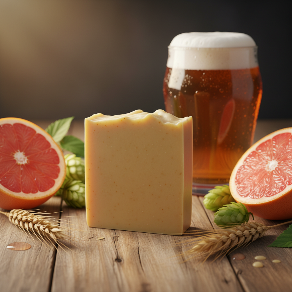 Grapefruit IPA Beer & Goat Milk Soap
