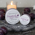 Frosted Sugar Plum Sugar Scrub - winter spa background