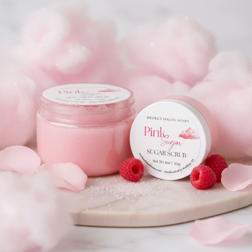 Pink Sugar Sugar Scrub - spa background