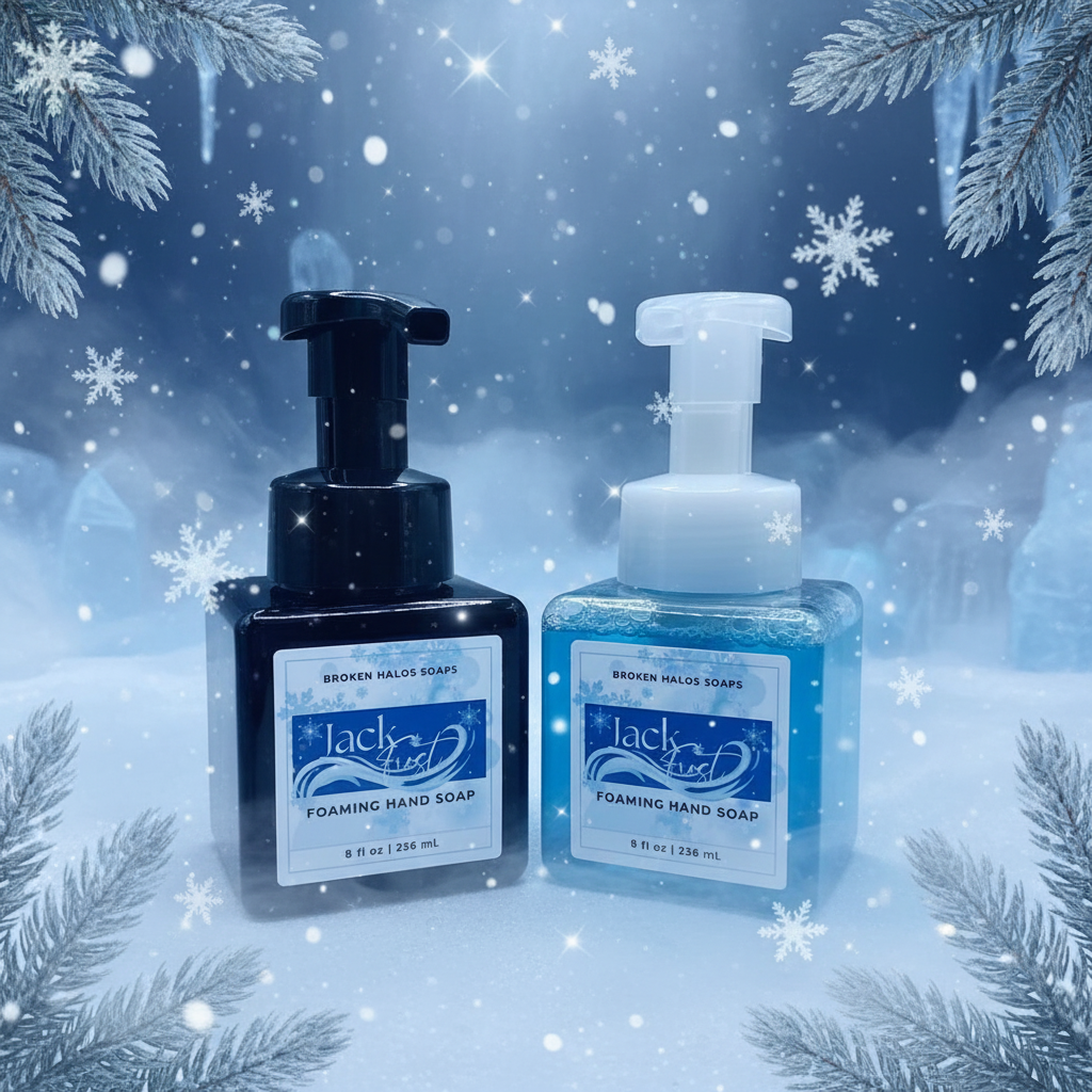 Jack Frost Foaming Hand Soap - winter spa background